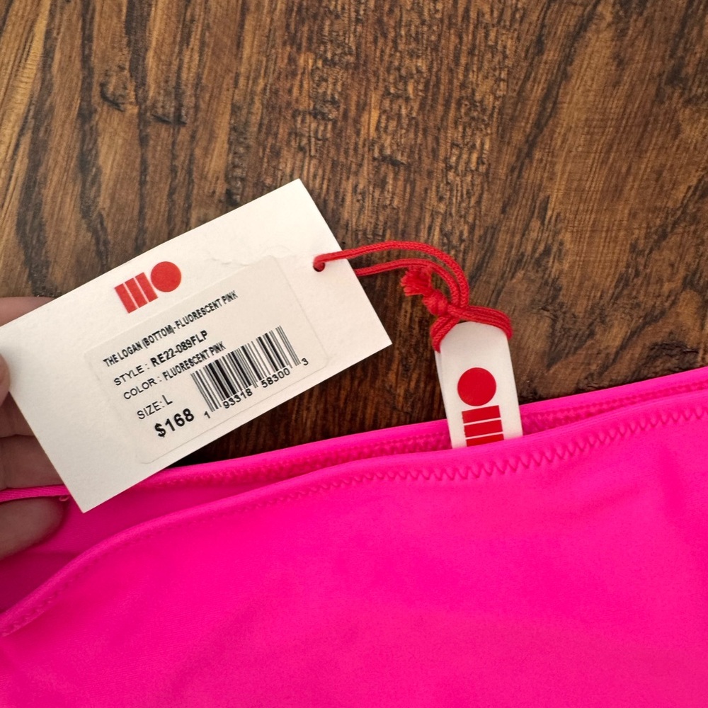 Solid & Striped Pink Bikini Bottom Swimwear - image 2